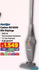 FANTOM CARBON DC1000 DİK SÜPÜRGE FANTOM CARBON DC1000 DİK SÜPÜRGE
